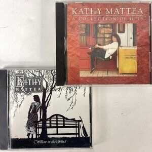 Kathy Mattea 2 CD Lot Willow In The Wind 1989 + Collection of Hits 1990 Country